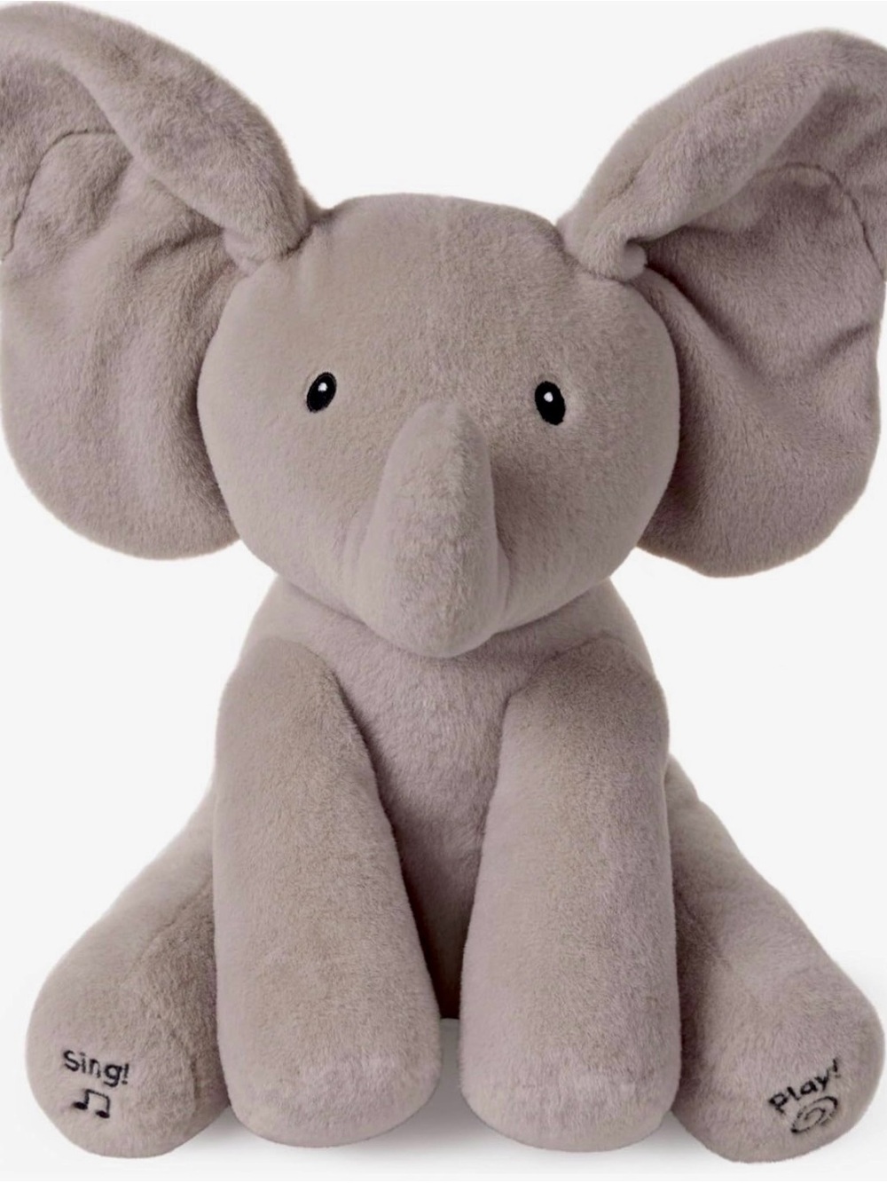 Baby GUND Flappy The Elephant Animated Plush Toy Sings | Moves | 12” Tested